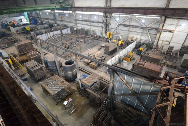 Котел 0.6 МВт уголь дрова - производство