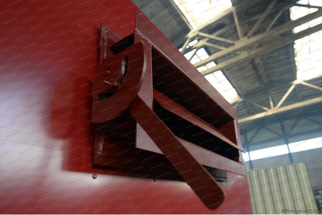 Шибер газохода к твердотопливному котлу 1.2 МВт