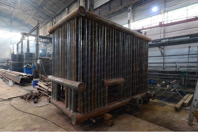 Твердотопливный котел 1.86 МВт - изготовление