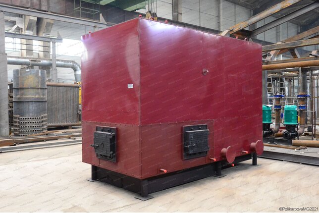 Угольный котел 2.5 МВт водогрейный