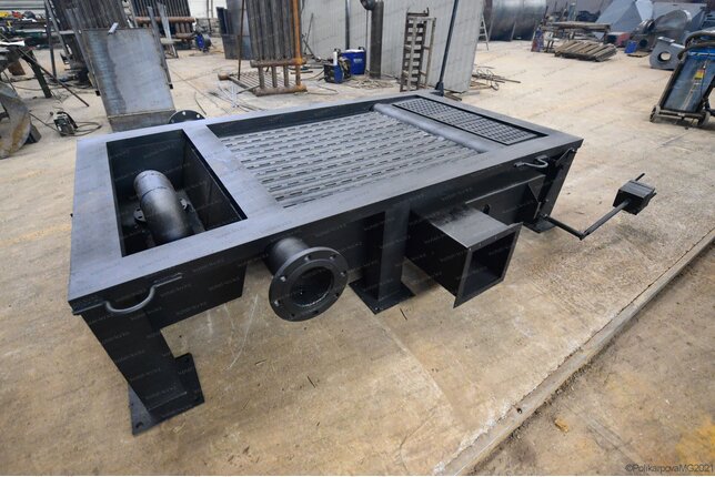 Топка ручная с поворотными колосниками котла КВм 1.45