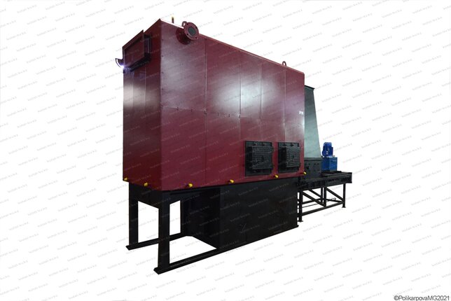 Котел твердотопливный на опилках 0.2 МВт