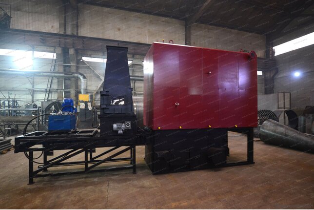 Котел 1280 кВт на опилках с автоматической подачей