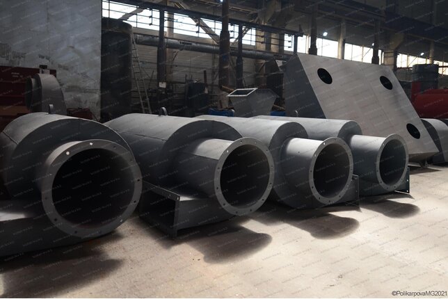 Изготовление промышленных циклонов ЦН 11 700 4УП