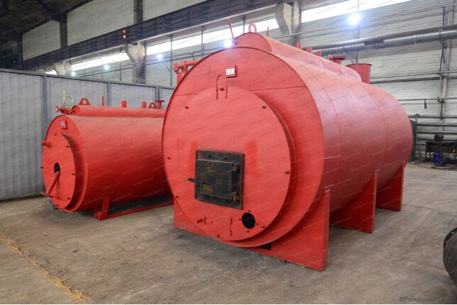 Угольный паровой котел 1.2 т 170 С промышленный