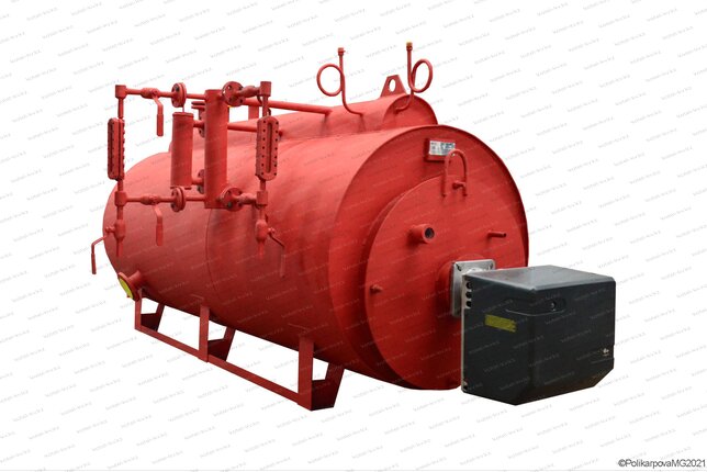 Паровой дизельный котел 300 кг в час с температурой 130 С